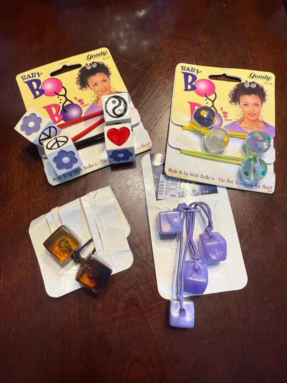 Goody Baby Bobo Hair Accessories Set in Purple, Yellow, Black & Amber